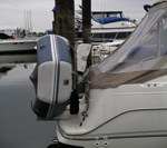 Dinghy davits and davit systems for inflatable boats