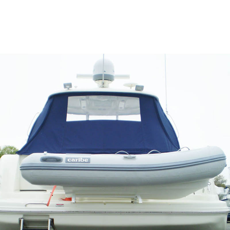 Dinghy davits and davit systems for inflatable boats