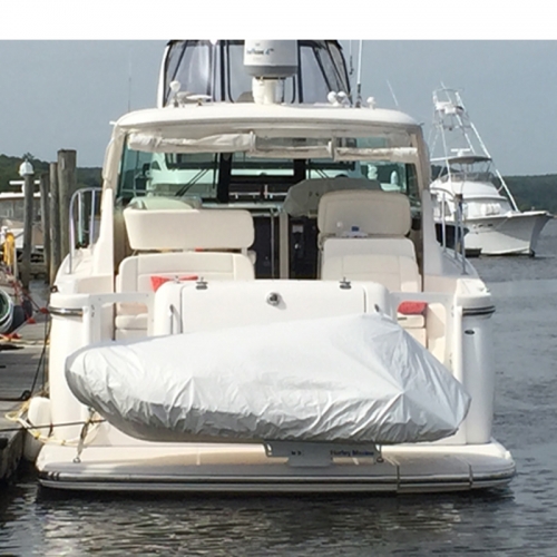 Dinghy davits and davit systems for inflatable boats